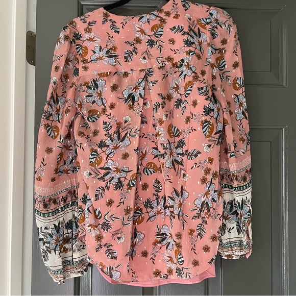 Veronica Beard Pink Floral Blouse - Picture 2 of 4